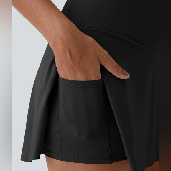 Halara Everyday SoftlyZero Airy Crossover 2-in-1 Side Pocket Mini Tennis Skirt M - Picture 6 of 14